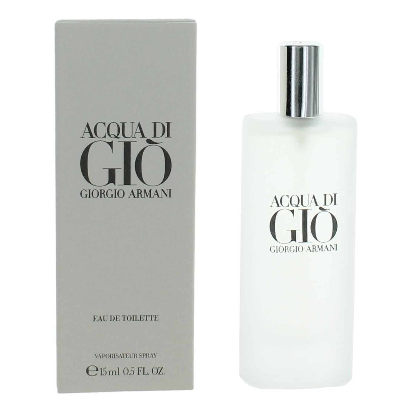 Bottle of Acqua Di Gio by Giorgio Armani, 0.5 oz Eau De Toilette Spray for Men